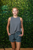 Free Fly Women's Latitude Short Elastic Waistband with Custom Drawstring