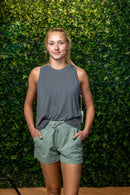 Free Fly Women's Latitude Short Elastic Waistband with Custom Drawstring