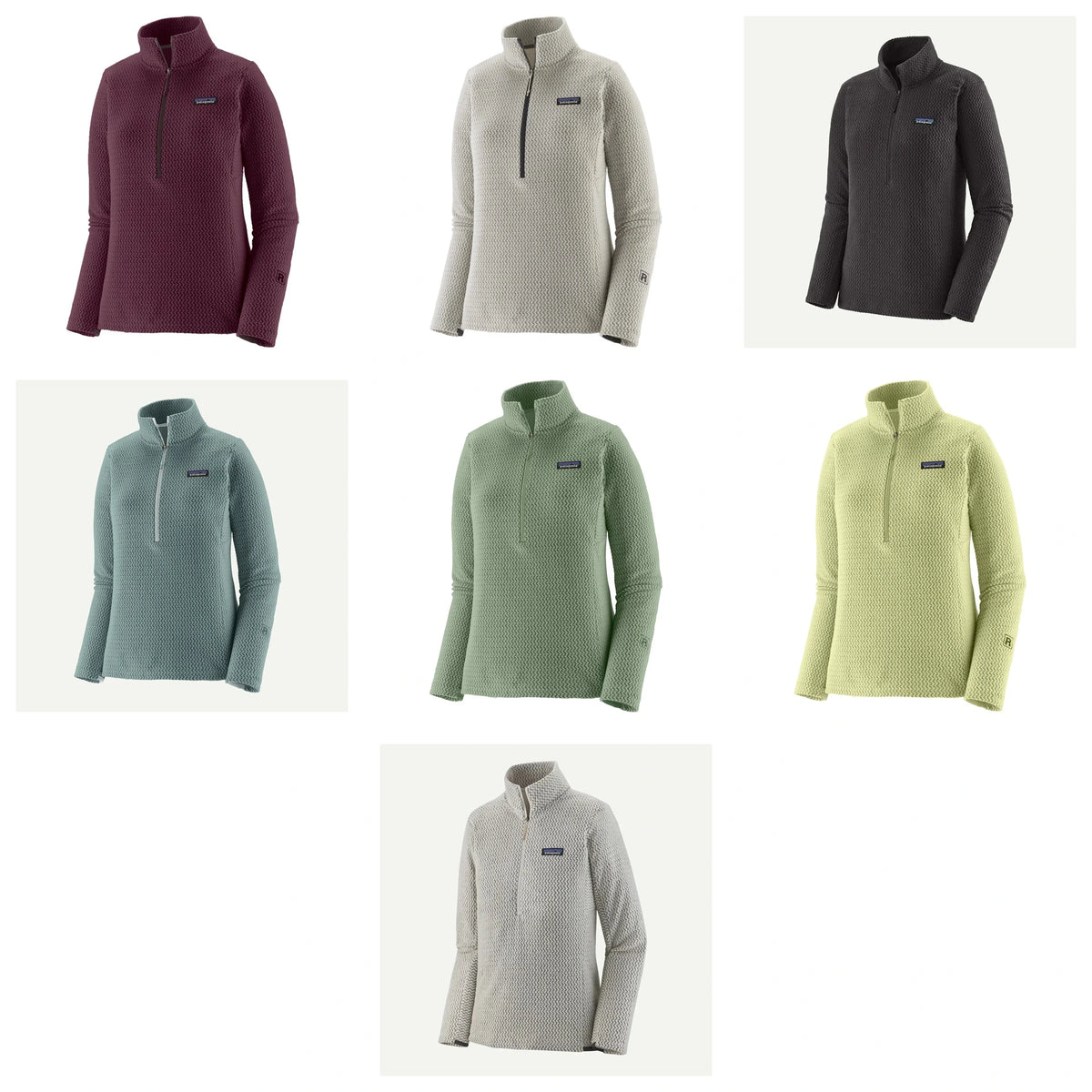 Patagonia R1 Air Women's 1/2 Zip Fleece Pullover - all colorways