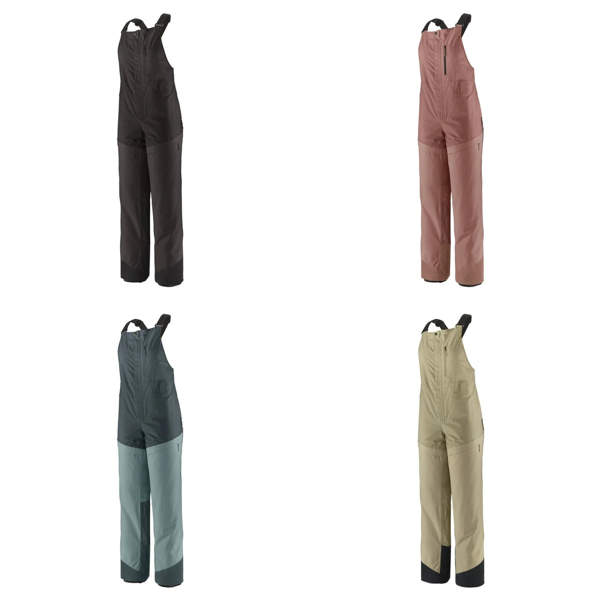 Patagonia Insulated Snowfarer Bibs - Women's - Waterproof Insulated Snow Bib Overalls - all colorways