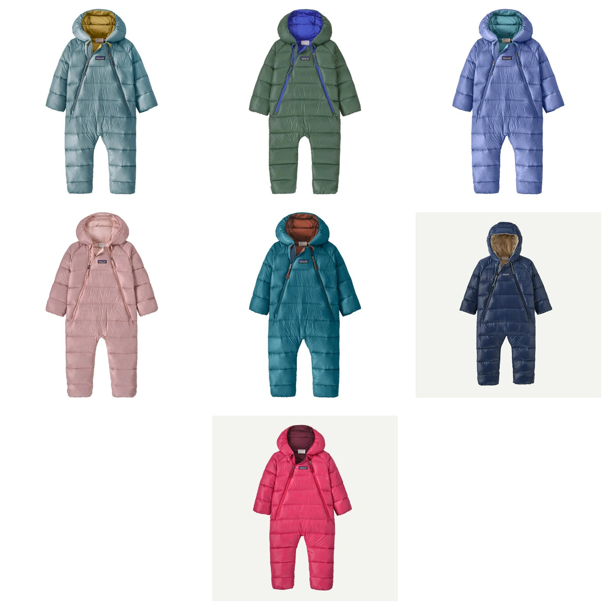 Patagonia Hi-Loft Down Sweater Bunting - Baby - 600-Fill Down Insulated One-Piece Bunting - all colorways