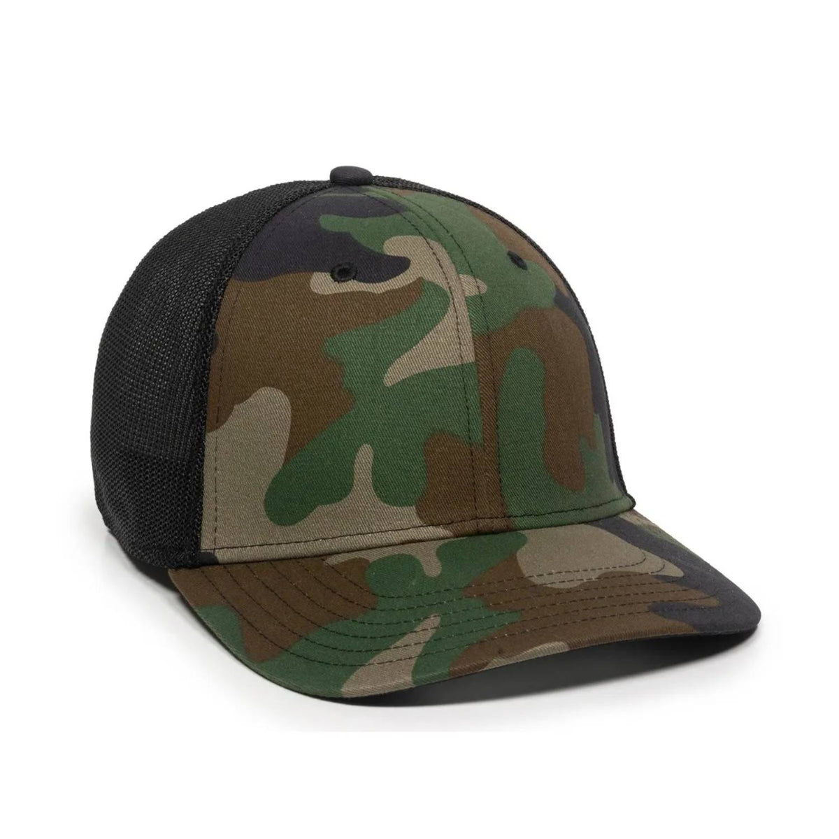 Outdoor Cap RGR360M ProFlex Premium Twill Mesh Back Cap – Structured Pro Round Crown Adjustable Snapback