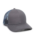 Outdoor Cap OC771 Premium Modern Trucker Cap – Pro Round Crown, Mesh Back, Structured Fit, Adjustable Snapback