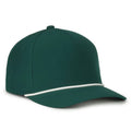 Outdoor Cap 550PF Performance 5-Panel Cap – High Crown Structured Hat with Moisture-Wicking Sweatband & Visor Cord