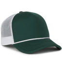 Outdoor Cap Foam 5-Panel Trucker Hat – High Profile Foam Front & Mesh Back with Cord Accent