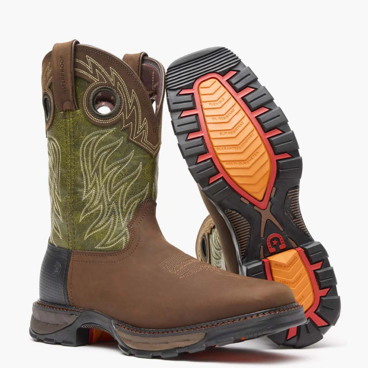 Durango® Maverick XP™ Square Toe Waterproof Western Work Boots - Men's