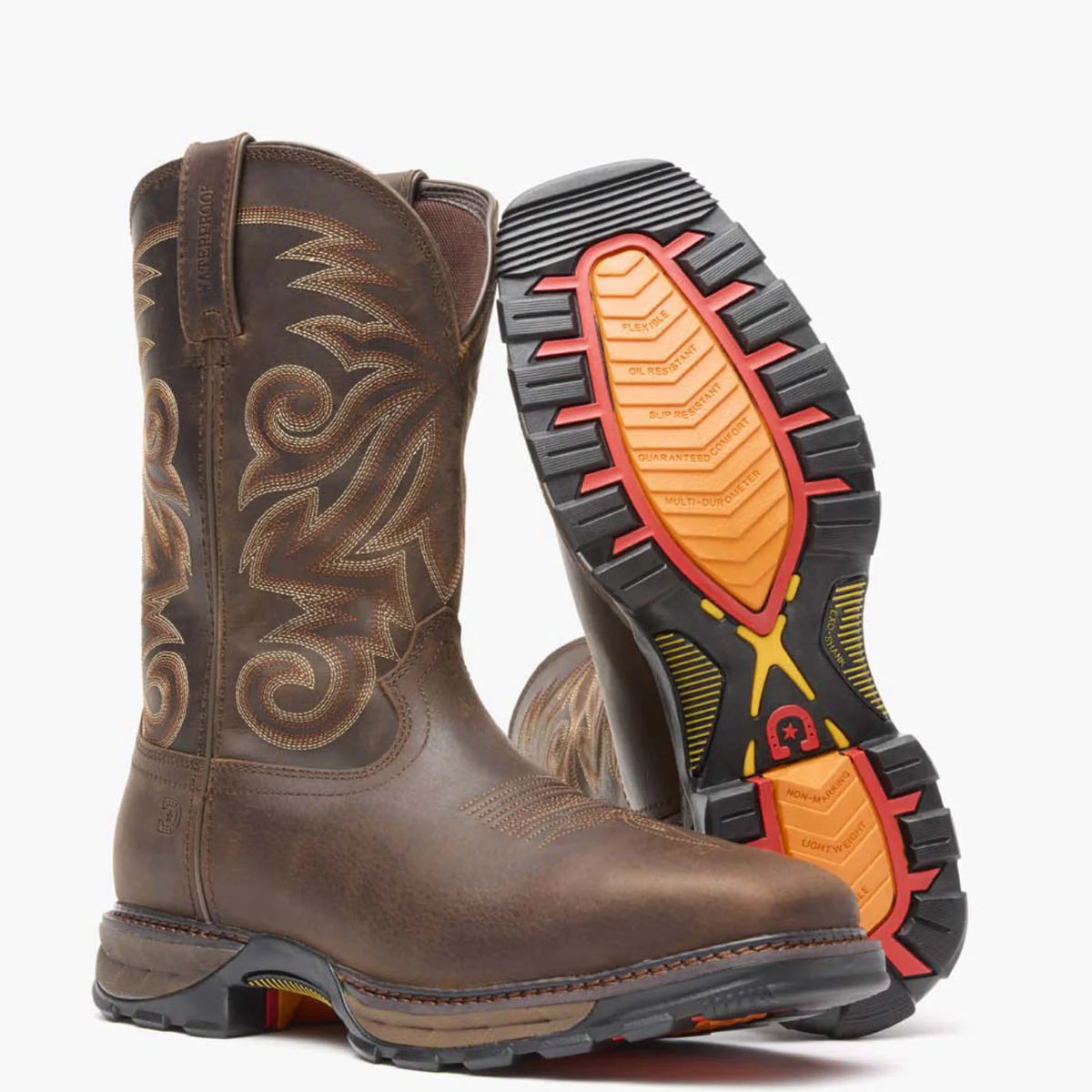 Durango® Maverick XP Steel Toe Waterproof Square Toe Western Work Boots - Men's