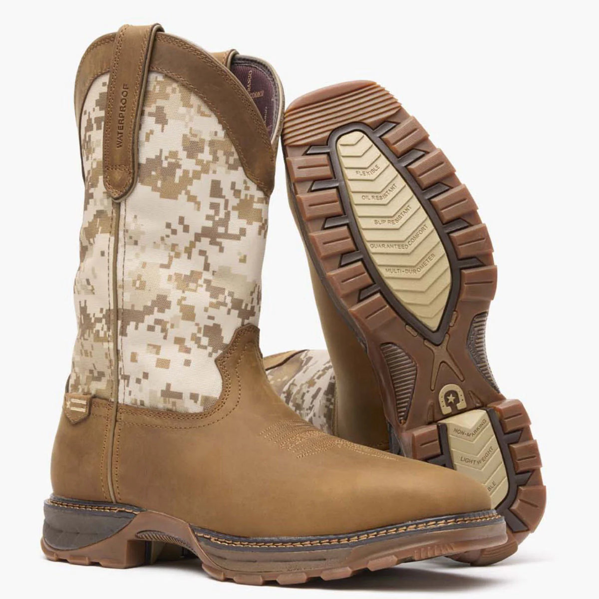 Durango® Maverick XP Steel Toe Waterproof Square Toe Western Work Boots - Men's
