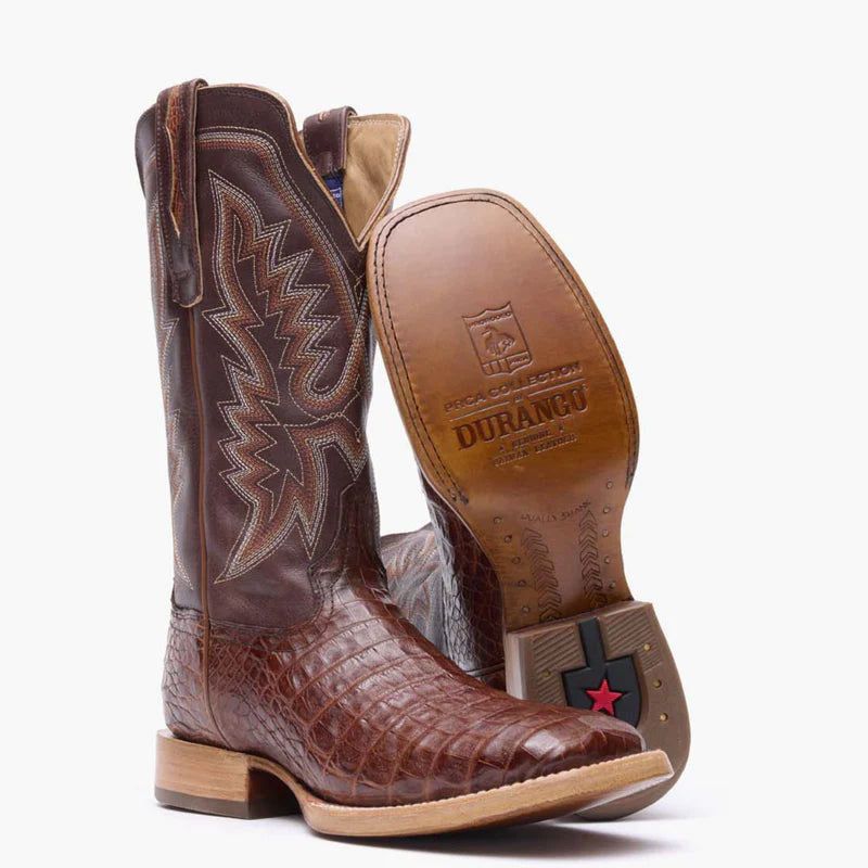 Durango® Men's PRCA Collection Caiman Belly Western Boot - Men's