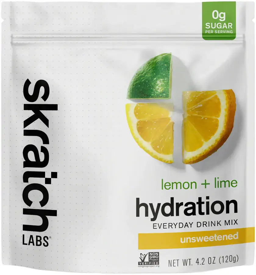 Skratch Labs Unsweetened Hydration Sport Drink Mix – Lemon Lime