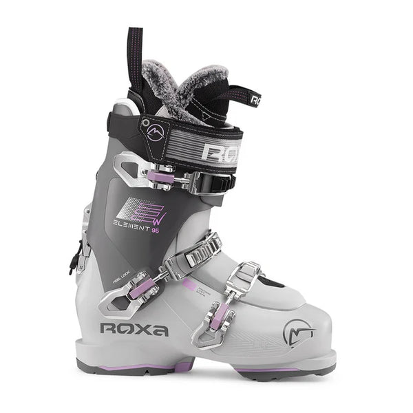 Roxa Element W 95 Women’s Ski Boots - Light Grey/Lilac | Stylish and Comfortable with Reliable Performance