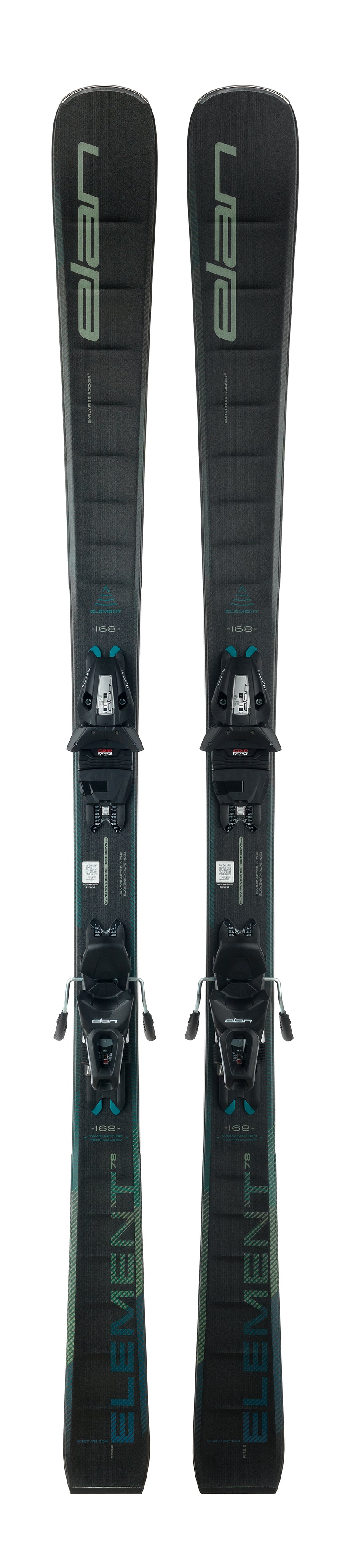 Elan Element 78 Skis + LS EL 10.0 GW Binding System - 2025 | Fun and Effortless Glide with EL 10.0 GW Bindings at Aspen Ski and Board