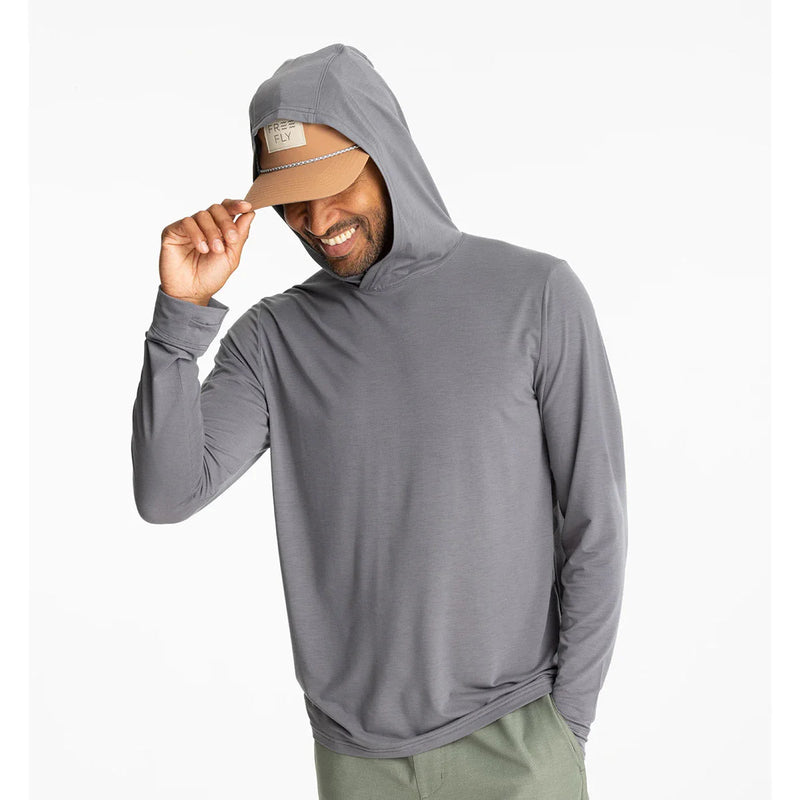 Free Fly Men's Elevate Lightweight Hoodie – Breathable & Performance-Ready