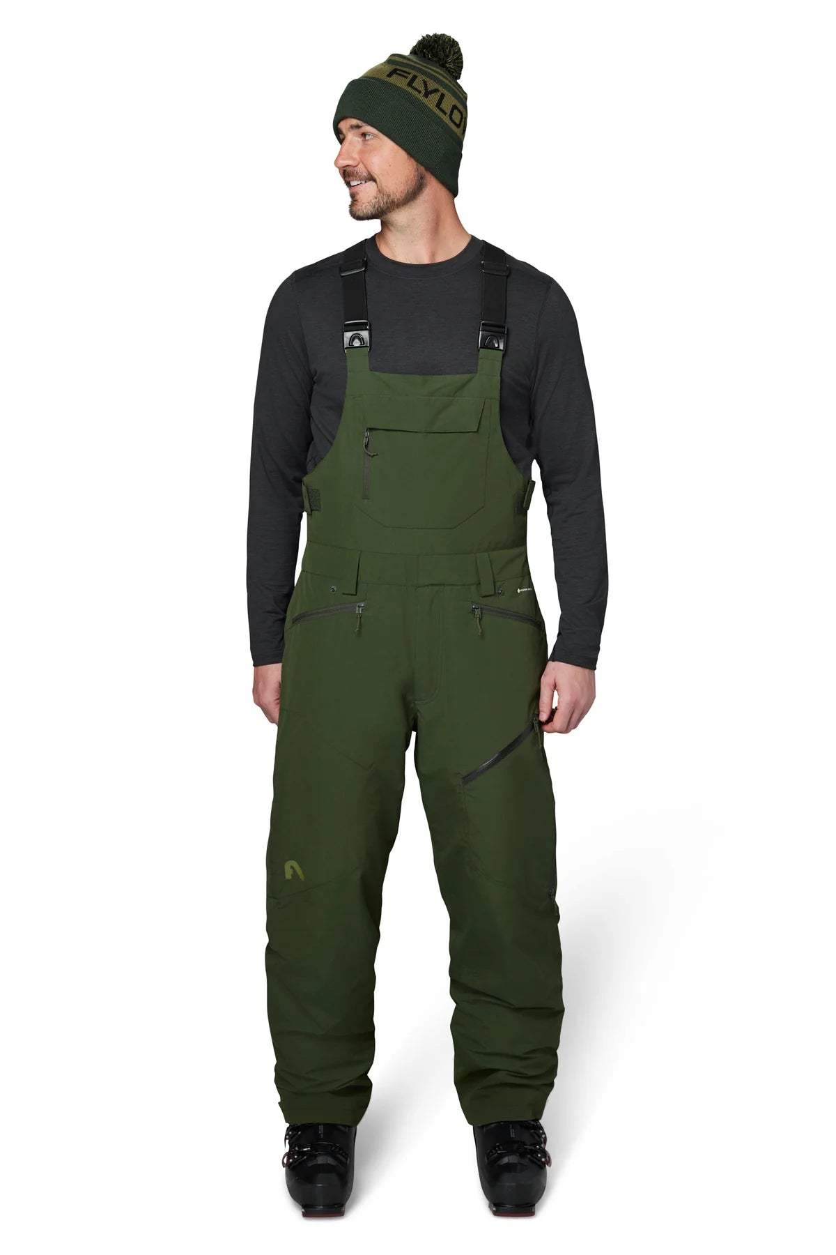 Flylow Snowman Bib - Men's 2025 | Waterproof, Insulated Ski & Snowboard Pants