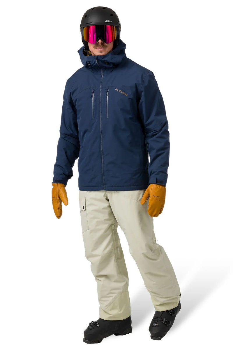 FlyLow Roswell Jacket Men's Insulated Two Layer Ski and Snowboard Jacket