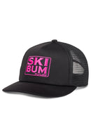 FlyLow Ski Bum Trucker Hat | Wear Your Ski Bum Pride with Every Adventure
