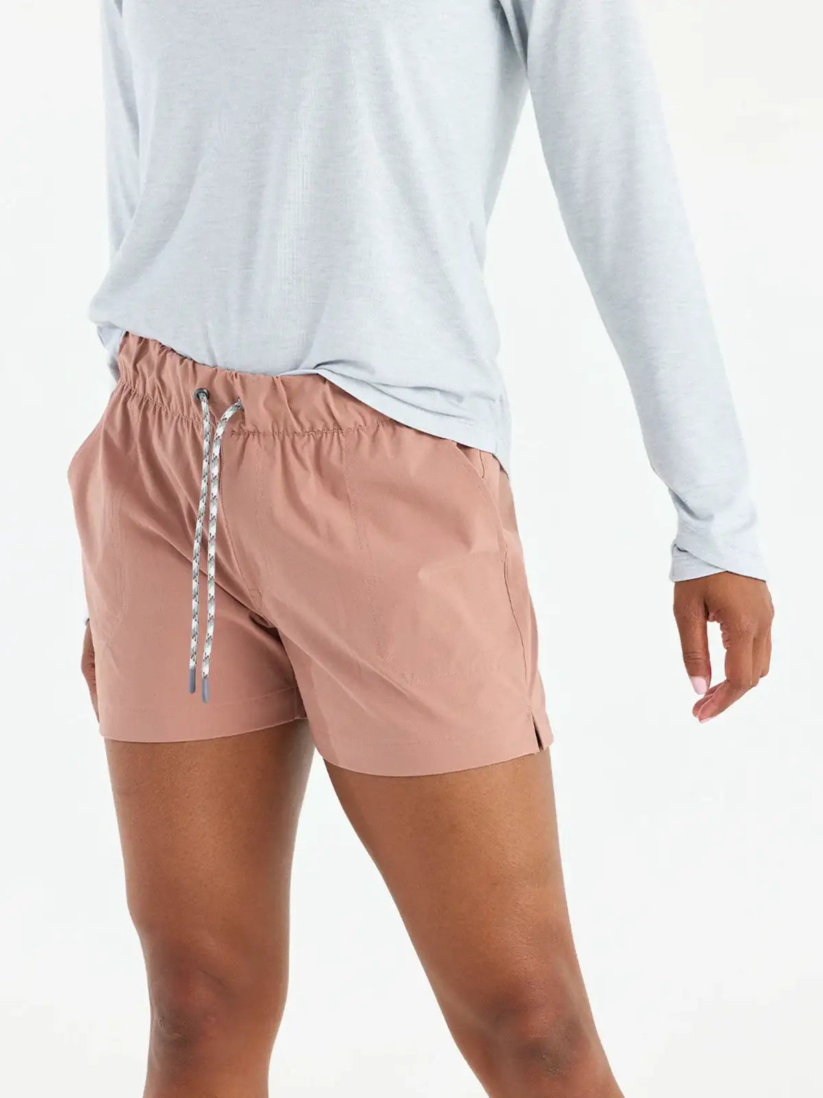 Free Fly Women's Latitude Short Elastic Waistband with Custom Drawstring