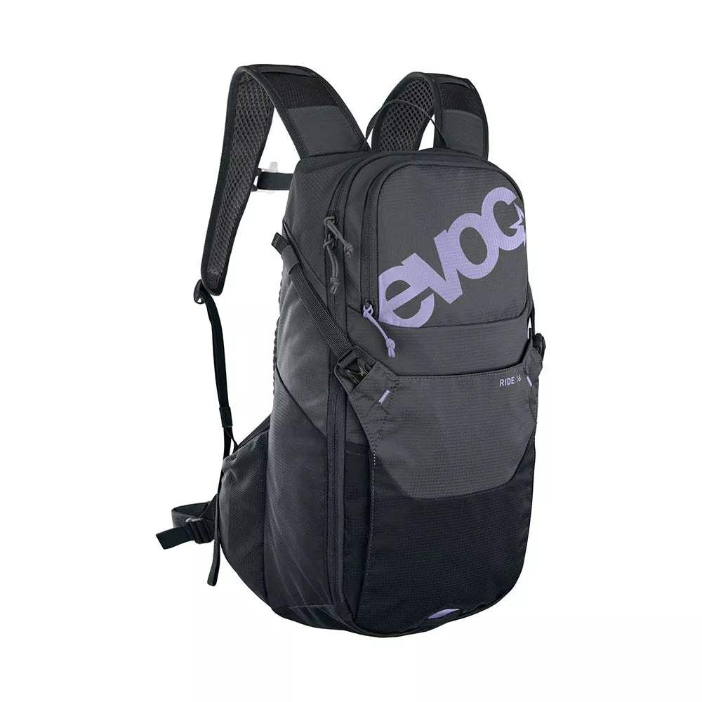 EVOC Ride 16L Hydration Bag Versatile 16L Allrounder Backpack with Hydration System & Helmet Storage