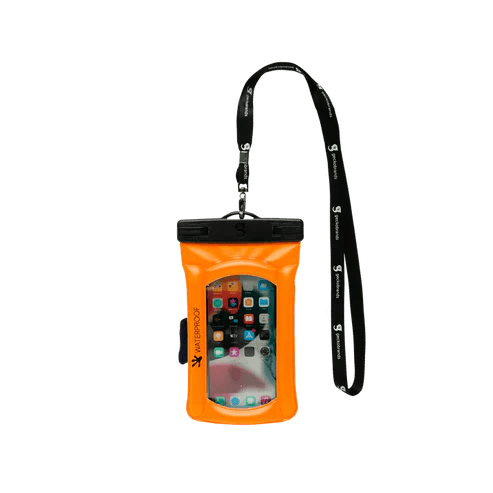 Geckobrands Waterproof 2 Compartment Phone Tote Dry Bag Case