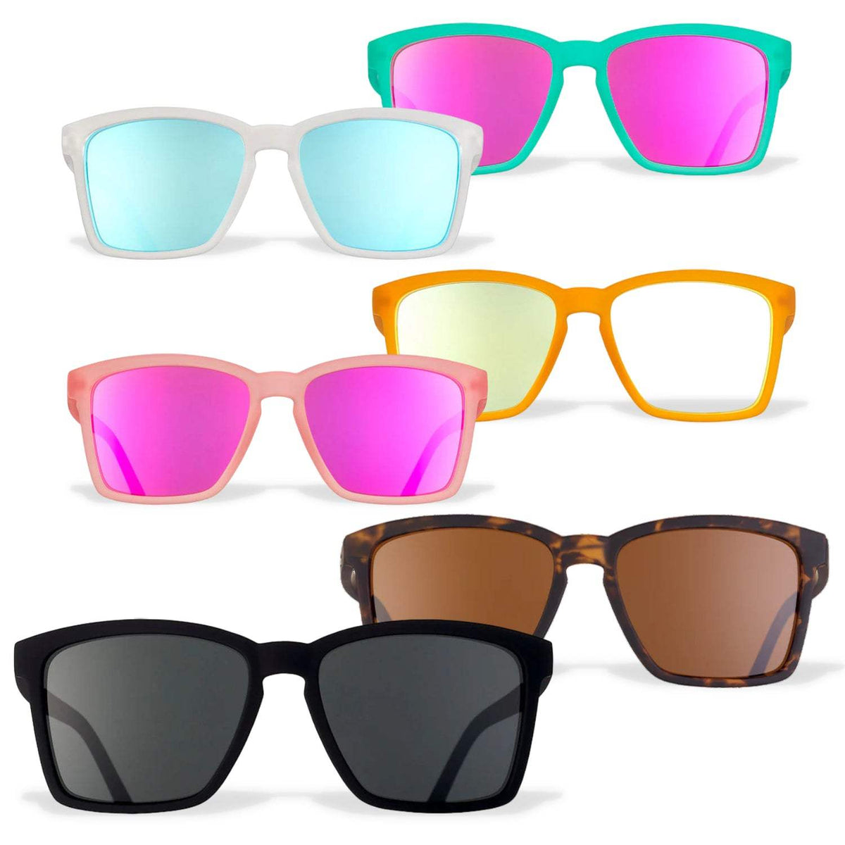 Goodr LFGs Polarized Performance Sunglasses – No-Slip, No-Bounce, UV400 Protection for Small Faces & Big Adventures