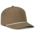 Outdoor Cap 550PF Performance 5-Panel Cap – High Crown Structured Hat with Moisture-Wicking Sweatband & Visor Cord