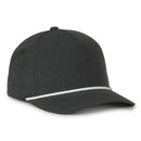 Outdoor Cap 550PF Performance 5-Panel Cap – High Crown Structured Hat with Moisture-Wicking Sweatband & Visor Cord