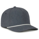 Outdoor Cap 550PF Performance 5-Panel Cap – High Crown Structured Hat with Moisture-Wicking Sweatband & Visor Cord