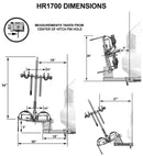 Hollywood Racks RV Rider 2" Hitch Bike Rack Durable Rack for 2 E-Bikes - HR1700