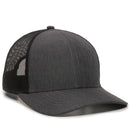 Outdoor Cap OC770 Premium Low Profile Trucker Cap – Pro Round Crown Structured Hat with Mesh Back Panels