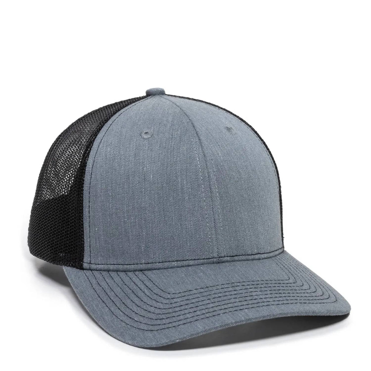 Outdoor Cap OC771 Premium Modern Trucker Cap – Pro Round Crown, Mesh Back, Structured Fit, Adjustable Snapback