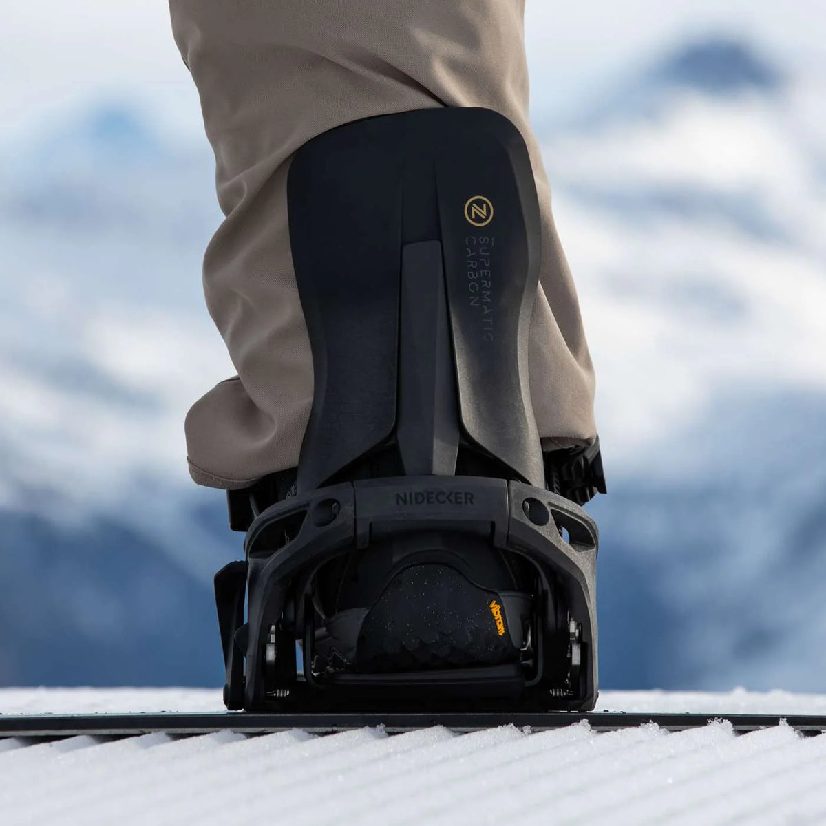 Nidecker Carbon Supermatic Snowboard Bindings - 2026