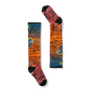 Smartwool Junior Ski Zero Cushion Geo Peaks Print OTC Socks