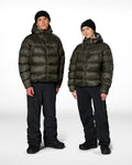 Jones Max Re-Up Down 750+ Hooded Jacket Midnight Green