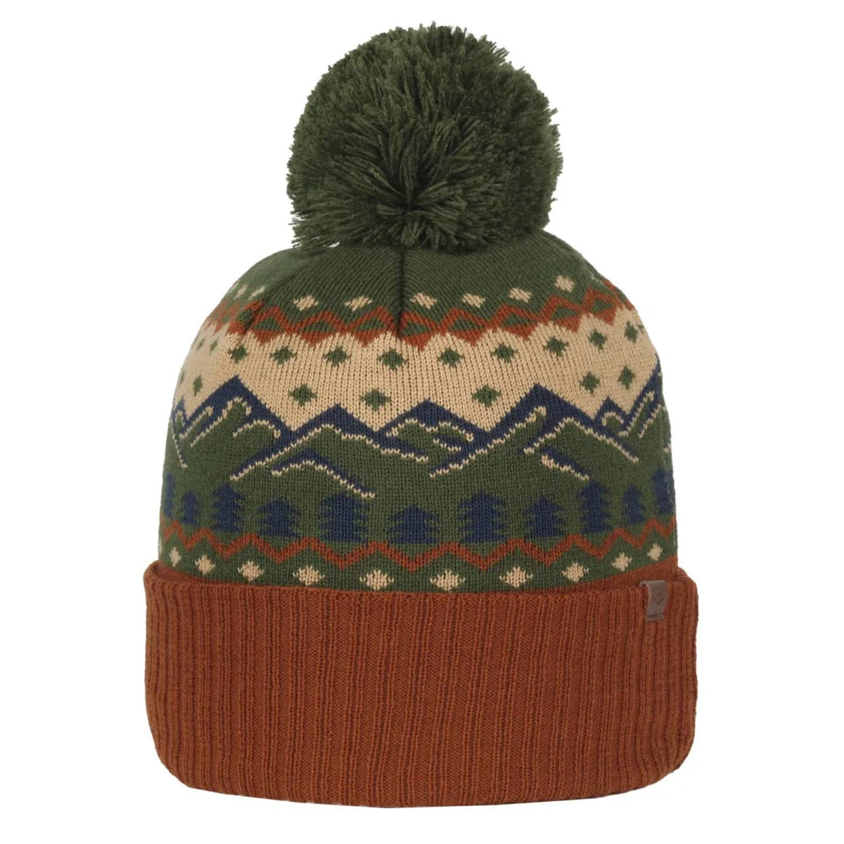 Outdoor Cap KNF-WILD Beanie | Acrylic Knit Watch Cap with 3" Cuff and Tonal Pom