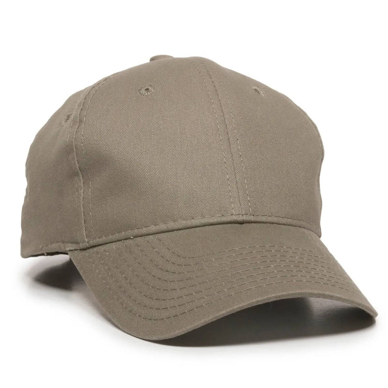 Outdoor Cap BCT-600 Structured Brushed Cotton Twill Solid Back Cap – Adjustable Hook/Loop Closure