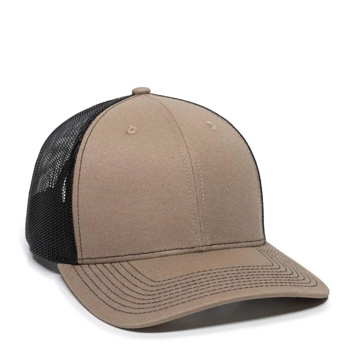 Outdoor Cap OC771 Premium Modern Trucker Cap – Pro Round Crown, Mesh Back, Structured Fit, Adjustable Snapback
