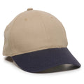 Outdoor Cap BCT-600 Structured Brushed Cotton Twill Solid Back Cap – Adjustable Hook/Loop Closure