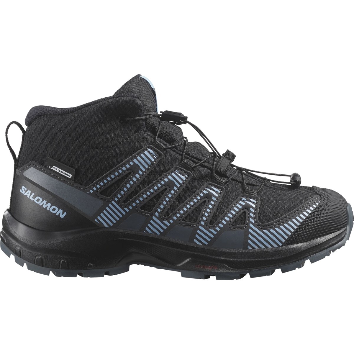Salomon XA Pro V8 Mid ClimaSalomon Waterproof Kids' - Black / Neptune