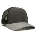 Outdoor Cap OC770 Premium Low Profile Trucker Cap – Pro Round Crown Structured Hat with Mesh Back Panels