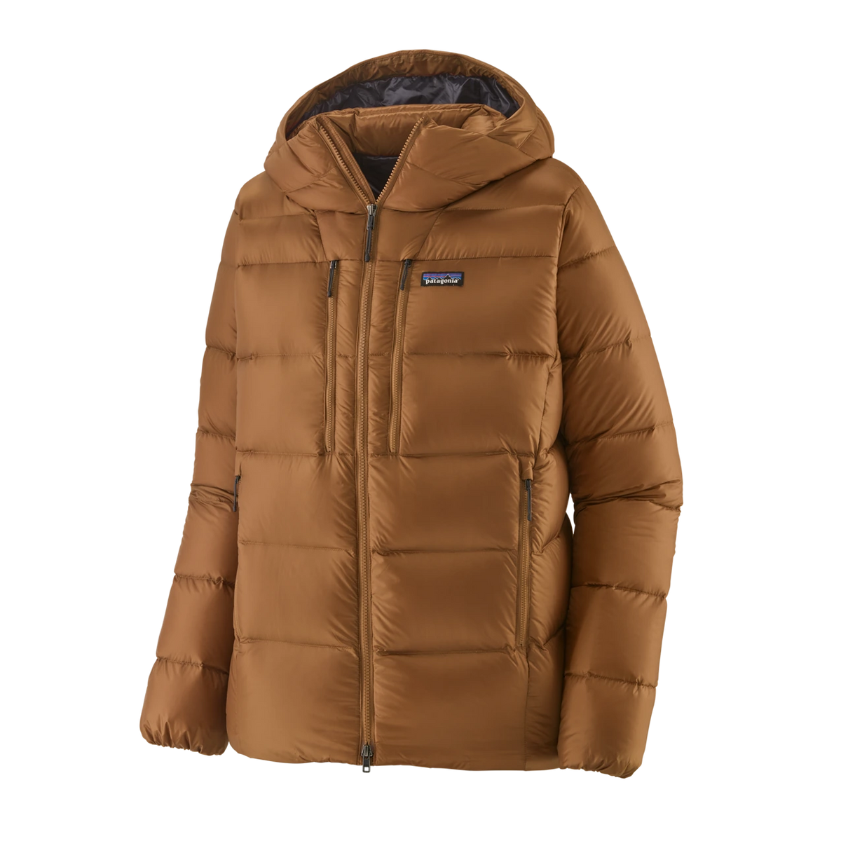 Patagonia Fitz Roy Down Hoody - Men's - 800-Fill Down Insulated Hooded Jacket - DEER BROWN