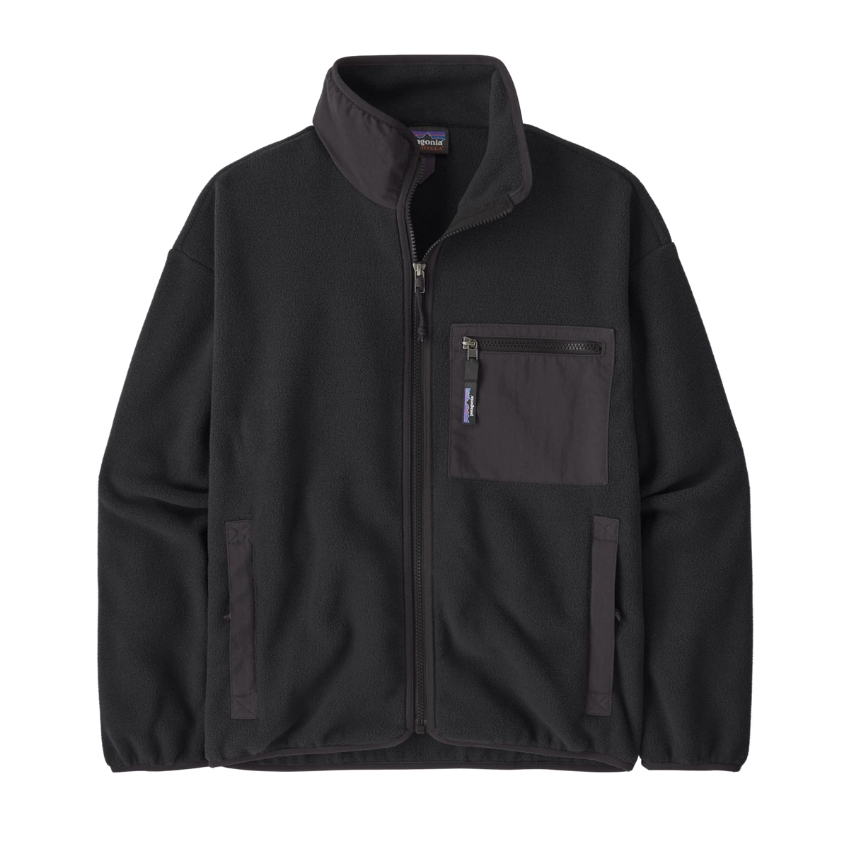 Patagonia Synch Jacket - Women's - Recycled Fleece Jacket - BLACK SOLID