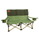 Kelty Low Loveseat 2 Person Foldable Camping Chair w/ Insulated Drink Holders