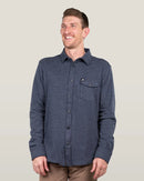 Belong Sherman Fleece Button-Up – Men’s Cozy Stretch Fleece Shirt