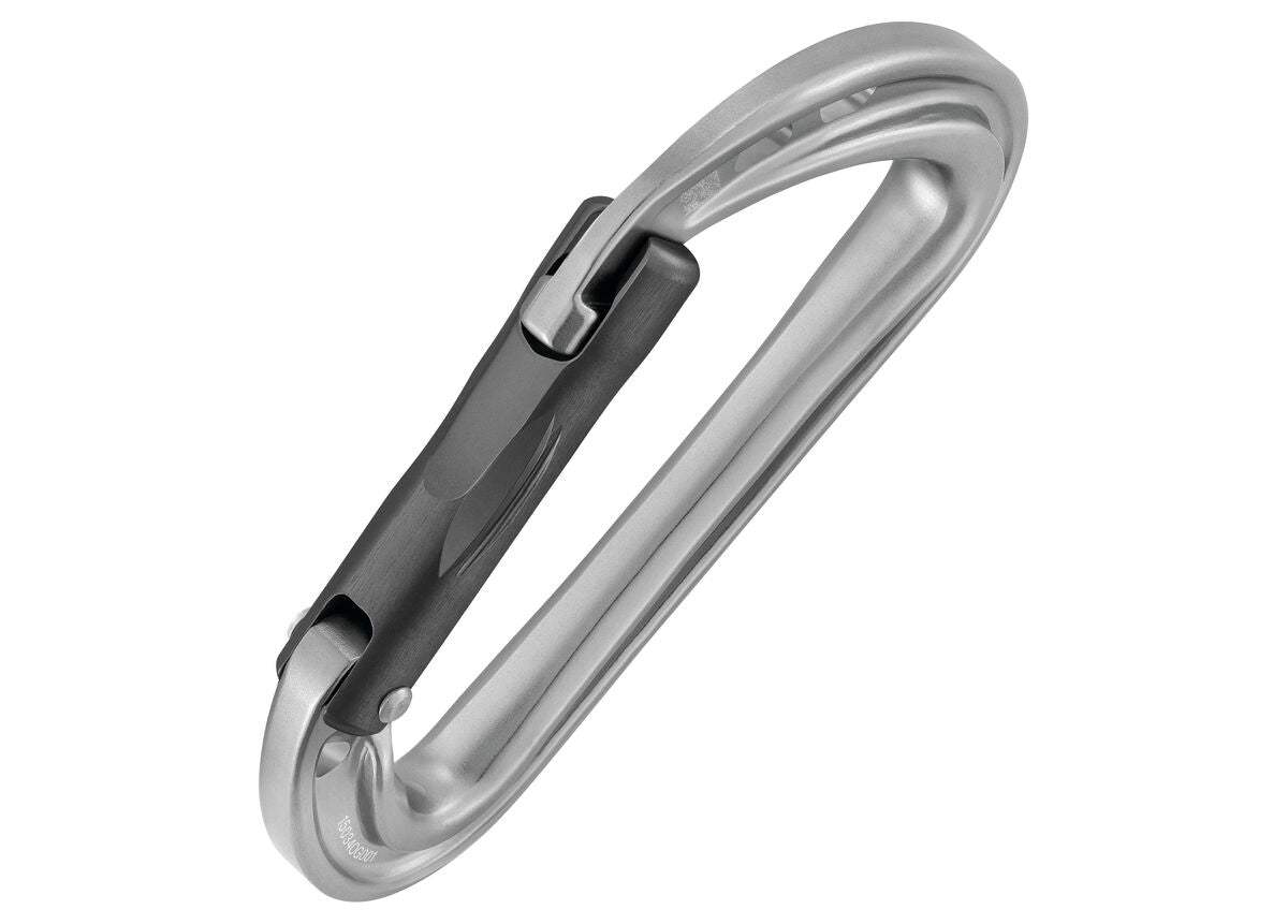 Petzl SPIRIT: 6 PACK Lightweight, versatile carabiner for sport climbing (pack of 6), bent