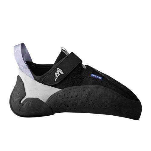Mad Rock Drone D2.One High Volume Climbing Shoe – Black/Gray/Blue | Hybrid Performance, Concave Sole, Vegan-Friendly