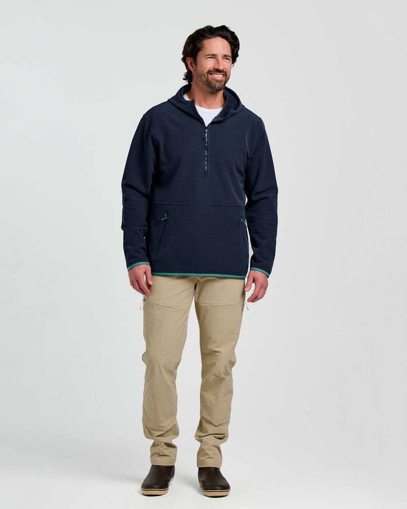 Free Fly Gridback Fleece Anorak Hoodie - Men's