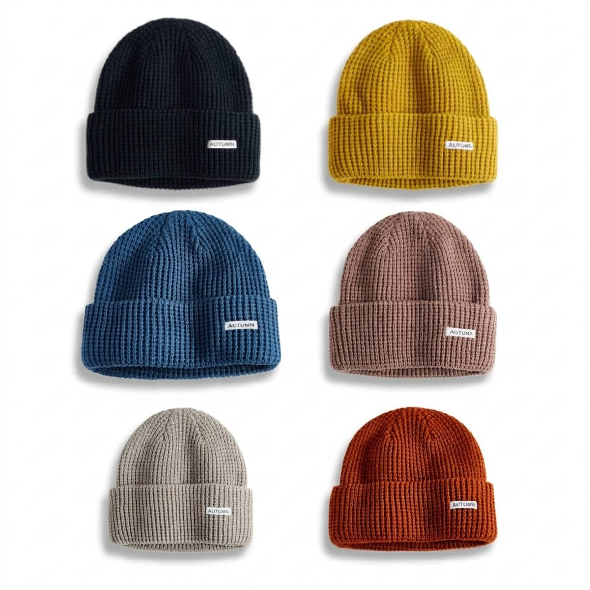 Autumn Waffle Beanie