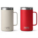 YETI Rambler 24 oz Mug with MagSlider Lid – Large, Vacuum‑Insulated Stainless Steel Mug for Coffee, Cold Drinks & All‑Day Hydration