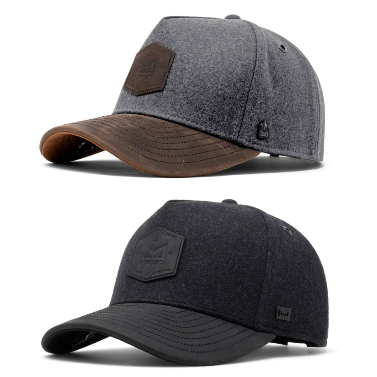 Melin Odysea Scout Thermal Hat – Climate Adapt Wool Cap with Nappa Leather Visor