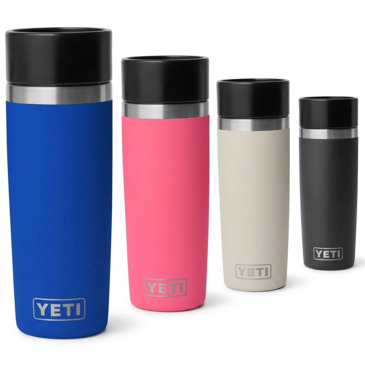 YETI Rambler 16 oz Travel Bottle with Leakproof Commuter Cap – Vacuum‑Insulated Stainless Steel Bottle for Hot & Cold Drinks On the Go